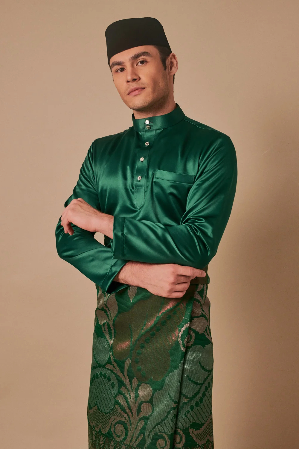 SIPO 2024 EID BAJU MELAYU MODEN IN EMERALD GREEN Buy Baju Melayu