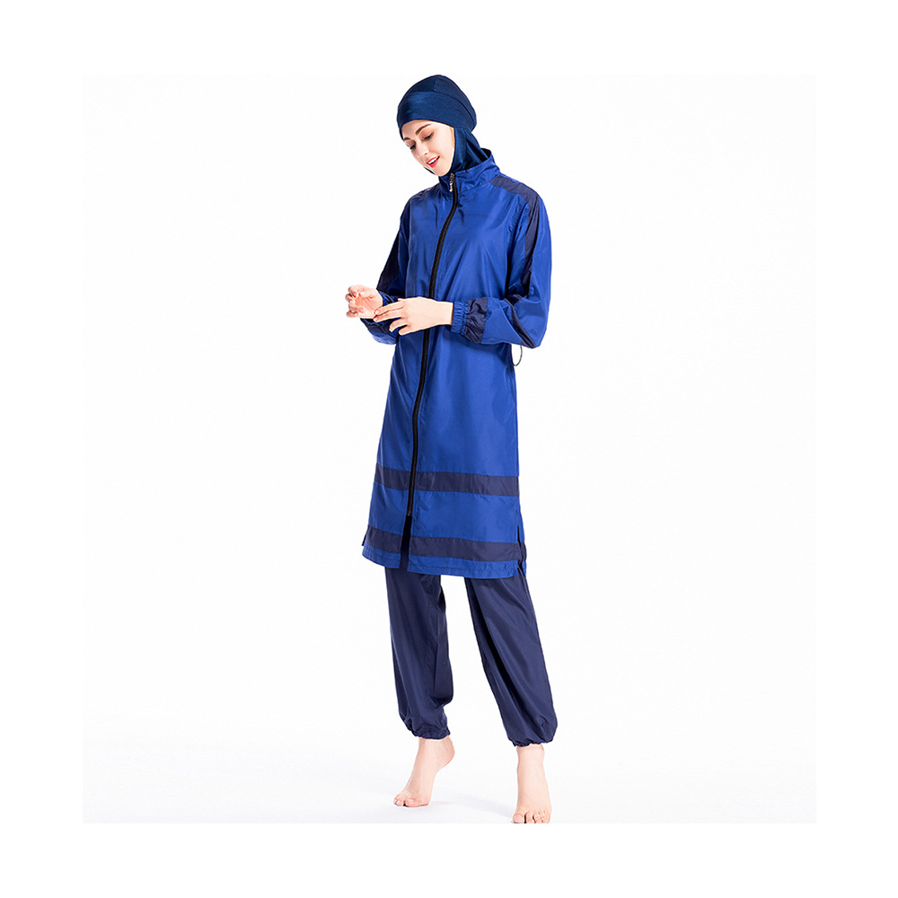 Conservative Swimsuit Three-piece Suit Womens Loose Large Size Zipper with Hood Wholesale Swimwear (5) Conservative Swimsuit Three-piece Suit Womens Loose Large Size Zipper with Hood Wholesale Swimwear (5)