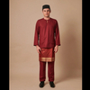 SIPO 2024 EID BAJU MELAYU ROUND NECK IN MAROON