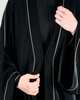 SIPO Eid celebration CARDIGAN ABAYA - BLACK