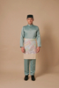 SIPO 2024 EID BAJU MELAYU MODEN IN DUSTY GREEN