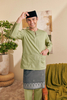 SIPO 2024 EID BAJU MELAYU ROUND NECK IN GREEN TEA
