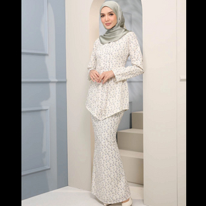 SIPO KEBAYA COTTON EMBROIDERY EYELET 2024 Kebaya Cotton Embroidery malay woman