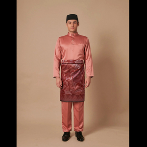 SIPO 2024 EID BAJU MELAYU MODEN IN SALMON PINK