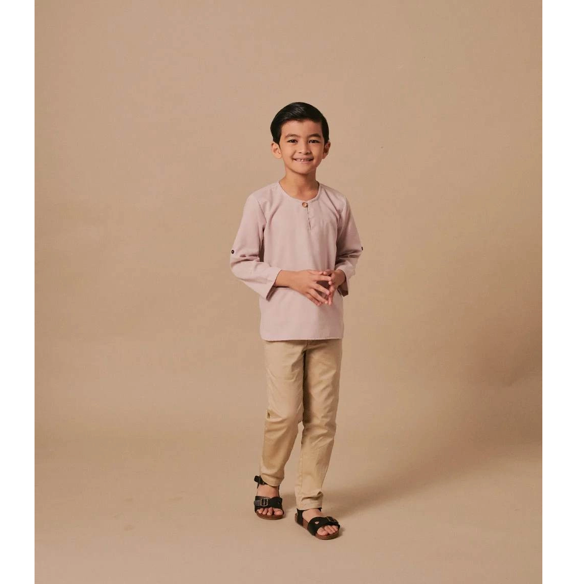 SIPO 2024 EID KURTA KIDS IN TAFFY PINK