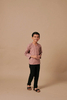 SIPO 2024 EID KURTA KIDS IN DUSTY PINK