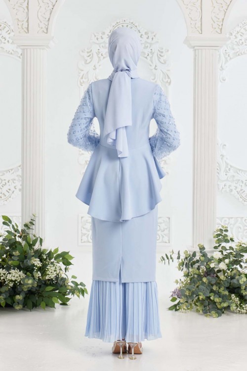 Evelina Kurung Baby Blue (2)