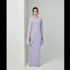 SIPO TIMELESS RAYA 2024 CHIFFON SEQUIN LACE BAJU KURUNG-LILAC