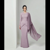 SIPO 2024 EID PURE COTTON,PUFF SLEEVES LUXE BAJU KURUNG-PURPLE DOVE