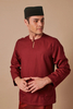 SIPO 2024 EID BAJU MELAYU ROUND NECK IN MAROON