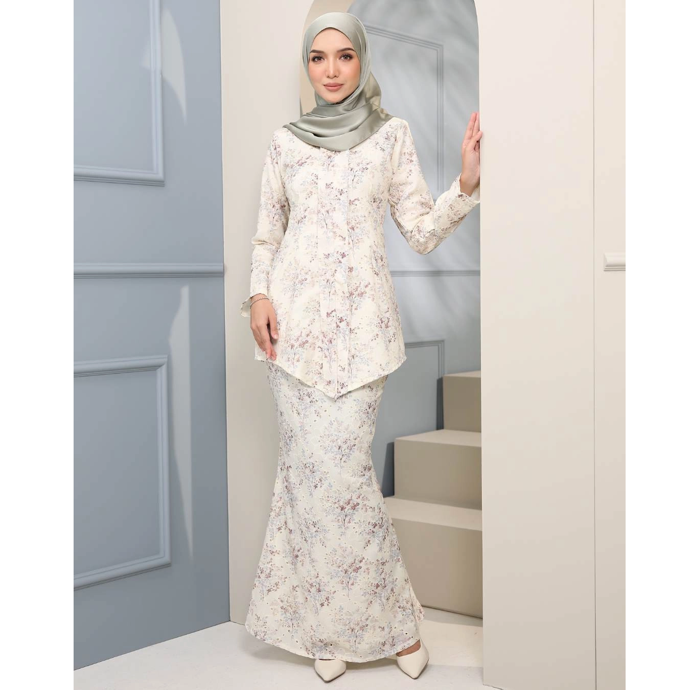 SIPO KEBAYA COTTON EMBROIDERY EYELET 2024 Kebaya Cotton Embroidery Muslim Women 