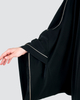 SIPO Eid celebration CARDIGAN ABAYA - BLACK