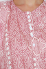Malaysia wholesale peach georgette long sleeves Kaftan - pink
