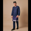 SIPO 2024 EID BAJU MELAYU ROUND NECK IN NAVY BLUE