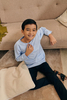 SIPO 2024 EID KURTA KIDS IN BABY BLUE
