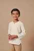 SIPO 2024 EID KURTA KIDS IN OFFWHITE