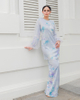 SIPO LAVISH LEBARAN 2024 BAJU KURUNG SUPPLIER - GREYISH BLUE