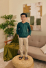 SIPO 2024 EID KURTA KIDS IN EMERALD GREEN