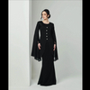 SIPO TIMELESS RAYA 2024 CHIFFON SEQUIN LACE BAJU KURUNG-BLACK