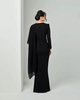 SIPO 2024 EID PURE COTTON,PUFF SLEEVES LUXE BAJU KURUNG-BLACK