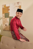 SIPO 2024 EID BAJU MELAYU MODEN IN BURGUNDY
