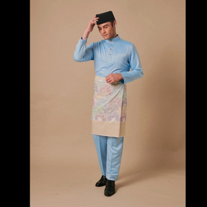 SIPO 2024 EID BAJU MELAYU MODEN IN BABY BLUE