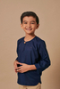 SIPO 2024 EID KURTA KIDS IN NAVY BLUE