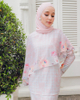 SIPO LAVISH LEBARAN 2024 BAJU KURUNG - BLUEYISH PEACH 
