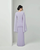 SIPO TIMELESS RAYA 2024 CHIFFON SEQUIN LACE BAJU KURUNG-LILAC