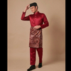SIPO 2024 EID BAJU MELAYU MODEN IN BURGUNDY