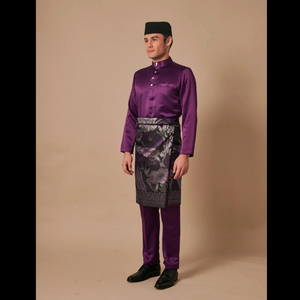 SIPO 2024 EID BAJU MELAYU MODEN IN ROYAL PURPLE