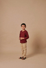 SIPO 2024 EID KURTA KIDS IN MAROON