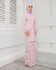 SIPO LAVISH LEBARAN 2024 BAJU KURUNG SUPPLIER - SOFT PINK