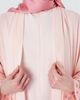 SIPO EID CLOTHING SUPPLIER TWO PIECE LACE ABAYA - SAKURA