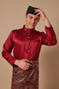 SIPO 2024 EID BAJU MELAYU MODEN IN BURGUNDY