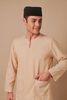 SIPO 2024 EID BAJU MELAYU ROUND NECK IN LINEN BEIGE