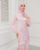 SIPO LAVISH LEBARAN 2024 BAJU KURUNG SUPPLIER - SOFT PINK