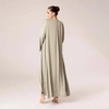 SIPO Custom Premium Muslim Frauen Muslimisches Kleid Crew Neck 2 Piece Open Abaya Dresses Set Women