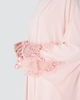 SIPO EID CLOTHING SUPPLIER TWO PIECE LACE ABAYA - SAKURA