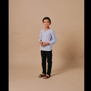 SIPO 2024 EID KURTA KIDS IN BABY BLUE