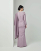 SIPO 2024 EID PURE COTTON,PUFF SLEEVES LUXE BAJU KURUNG-PURPLE DOVE