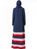  Borka Turkish Modest Burqa Muslim Dresses Dubai Burka Hijabi Vetements Turkish Fashion Women Fabric Musulmane Cotton Islamic Clothing Kaftan Femme Maxi Dress Abaya