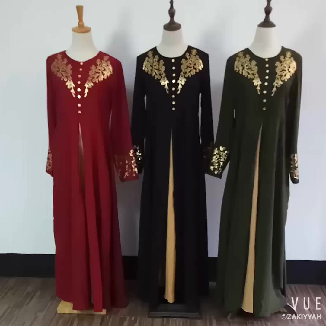 2022 Muslim Eastern Printed Dresses Women's Muslim Skirts