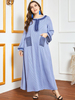  Modest Prayer Caftan Kimono Islamic Clothing Burka 2022 Jalabiya Thobe Modern Dubai Women Jilbab Kaftan Muslim Arabic Maxi Dress Abaya