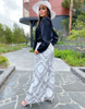  Arabic Jeans Islamic Clothing 2022 Prayer Modern Internet Celebrities Modest Wide-Leg Dubai Burka Kurti Lady Fashion Women Muslim Wide Leg Pants Trousers