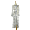 2022 Muslim New Muslim Robe Cardigan Loose Dress Abaya Spot Cross-border Women's Clothing