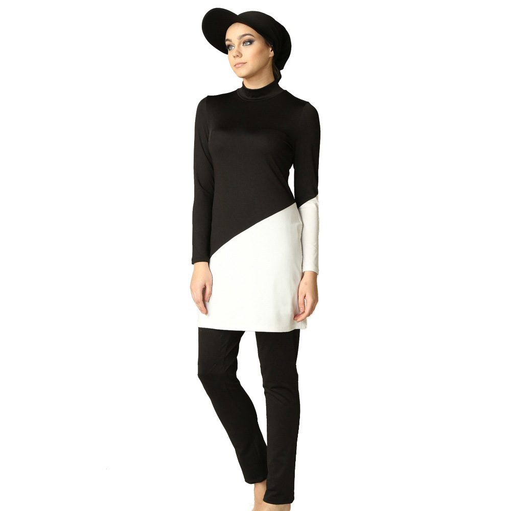 Plus Size Wholesale Lady Women's Islamic Modest Fashion Muslim Swimwear Burkini