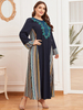  Plus Size Women Arabic Burka Dubai 2022 Islamic Clothing Kaftan Jilbab Jalabiya Prayer Modest Burqa Muslim Thobe Modern Maxi Dress Abaya