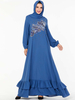  Thobe Jilbab Modest Jalabiya Islamic Clothing Muslim 2022 Arabic Dubai Modern Burqa Kaftan Lady Women Burka Plus Size Maxi Dress Abaya