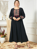  Plus Size Prayer Jalabiya 2022 Dubai Women Arabic Islamic Clothing Muslim Kaftan Jilbab Modern Thobe Modest Burka Burqa Maxi Dress Abaya